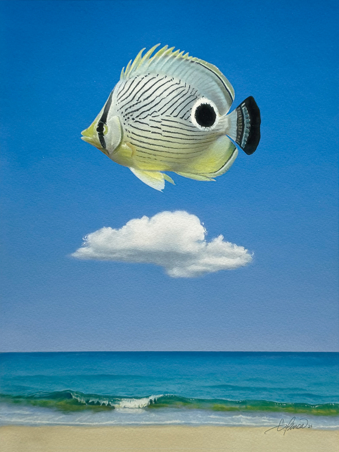 Four Eye Butterflyfish by Gary Penca
